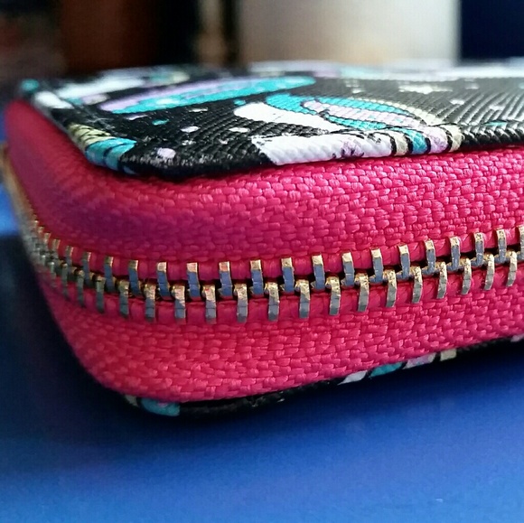 1 LEFT! Unicorn Donut Rainbow Kawaii Wallet - Picture 2 of 6